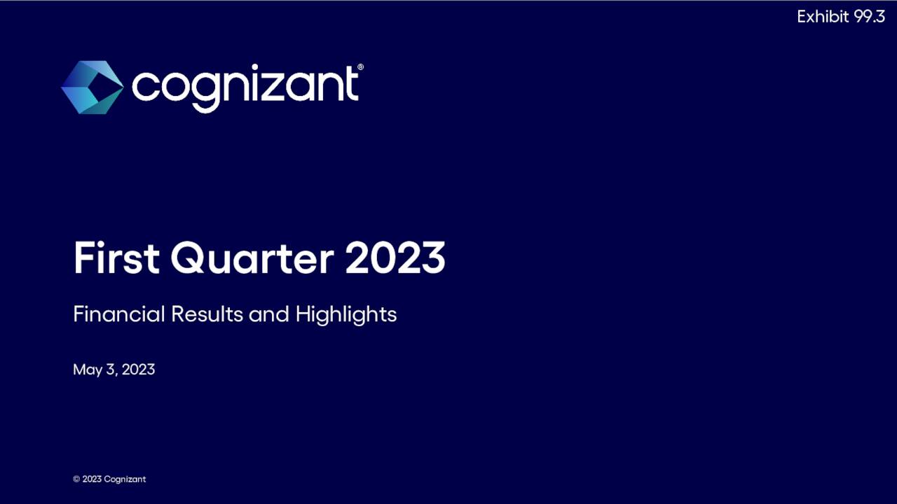 Cognizant Technology Solutions Corporation 2023 Q1 Results Earnings