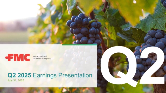 FMC Corporation 2025 Q2 - Results - Earnings Call Presentation (NYSE ...
