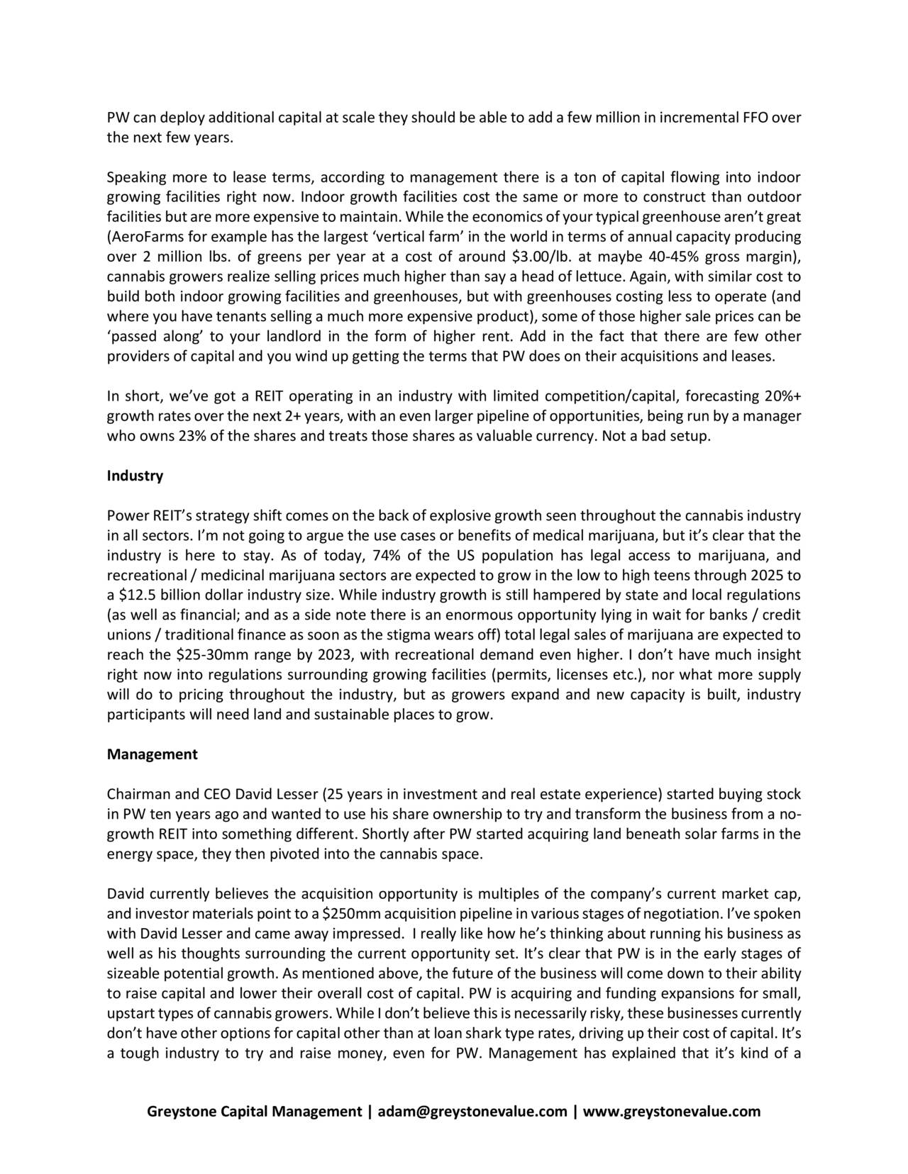 Greystone Capital Q3 2020 Letter To Clients Seeking Alpha