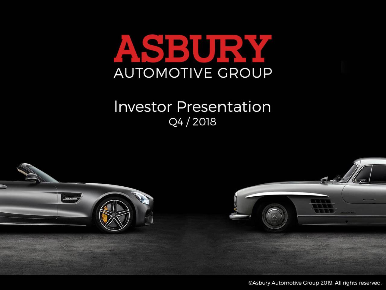 © Asbury Automotive Group 2019. All rights reserved.