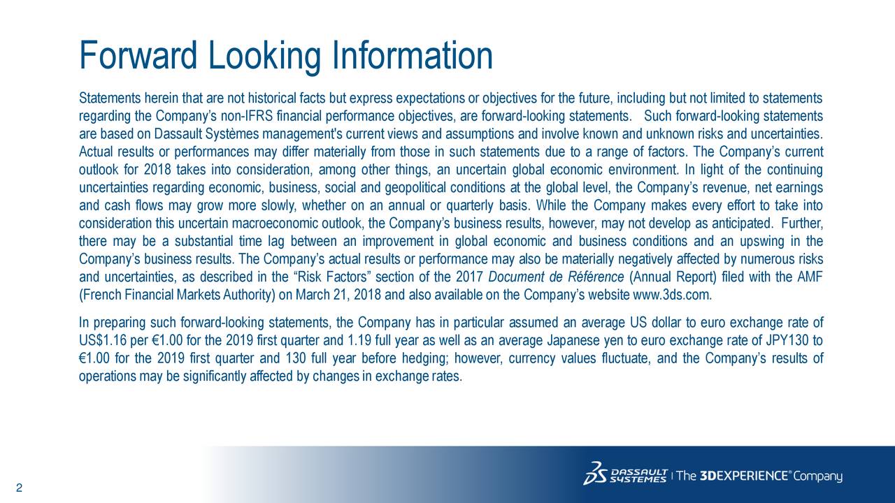 Forward Looking Information