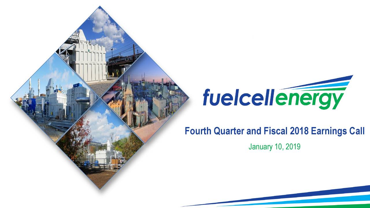 FuelCell Energy, Inc. 2018 Q4 Results Earnings Call Slides (NASDAQ