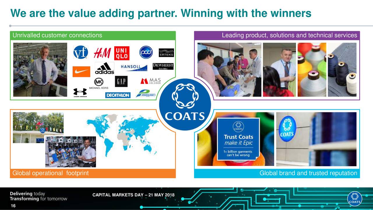 Coats Group Plc (GPGPY) Investor Presentation - Slideshow (OTCMKTS ...