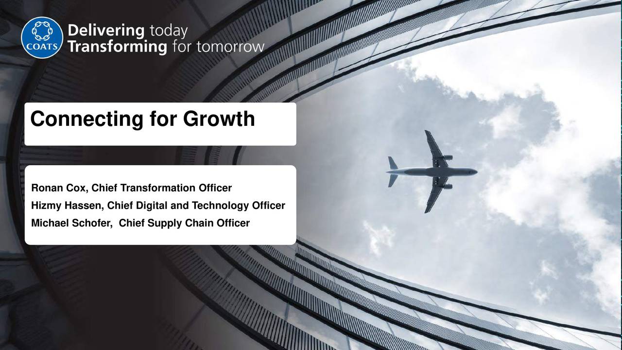 Coats Group Plc (GPGPY) Investor Presentation Slideshow (OTCMKTS