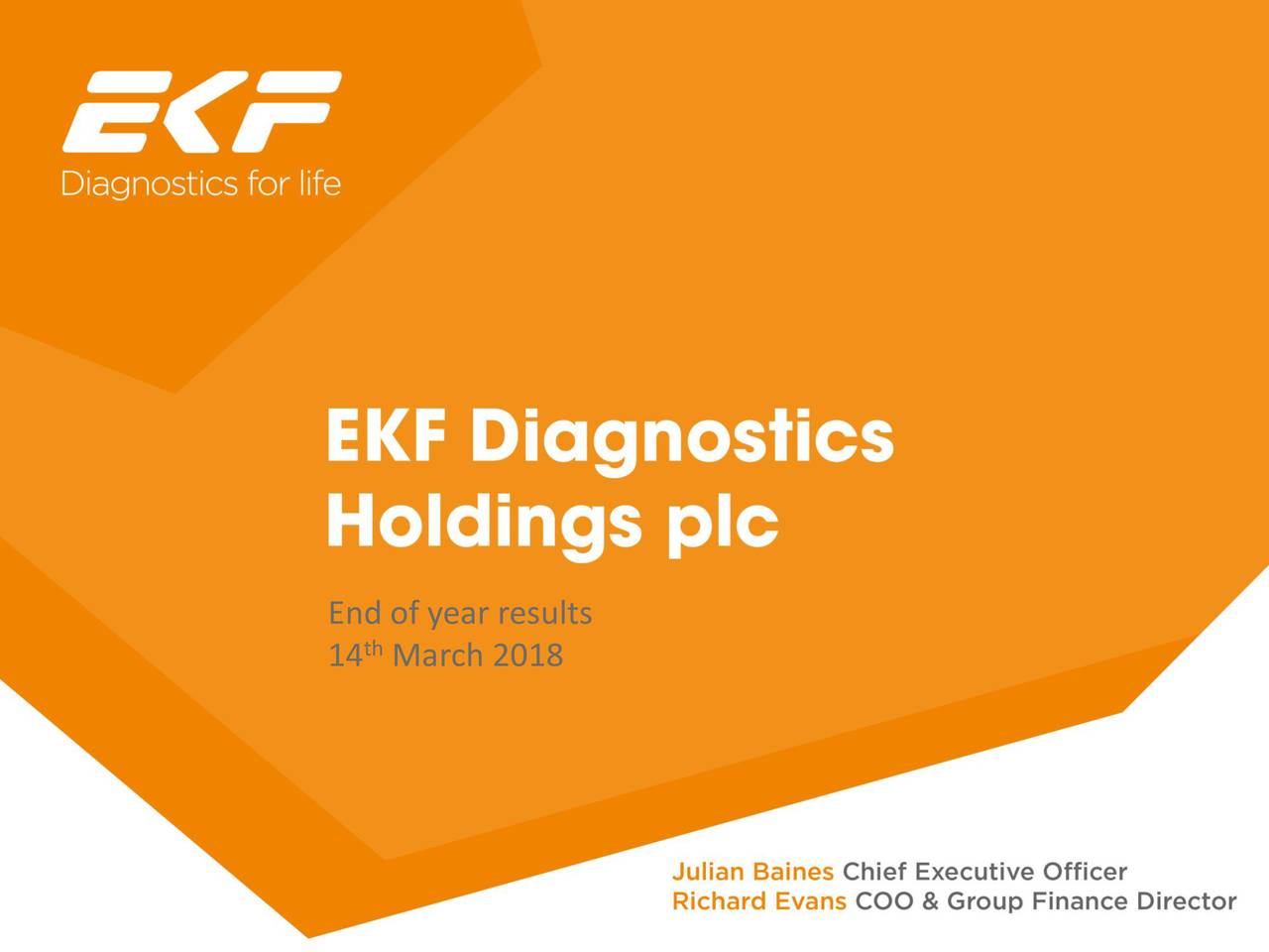 EKF Diagnostics Holdings PLC 2017 Q4 - Results - Earnings Call Slides ...