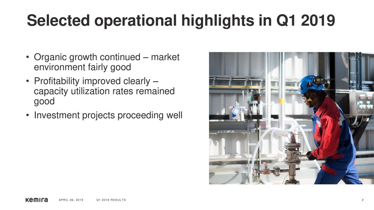 Kemira Oyj 2019 Q1 - Results - Earnings Call Slides (OTCMKTS:KMRAF ...