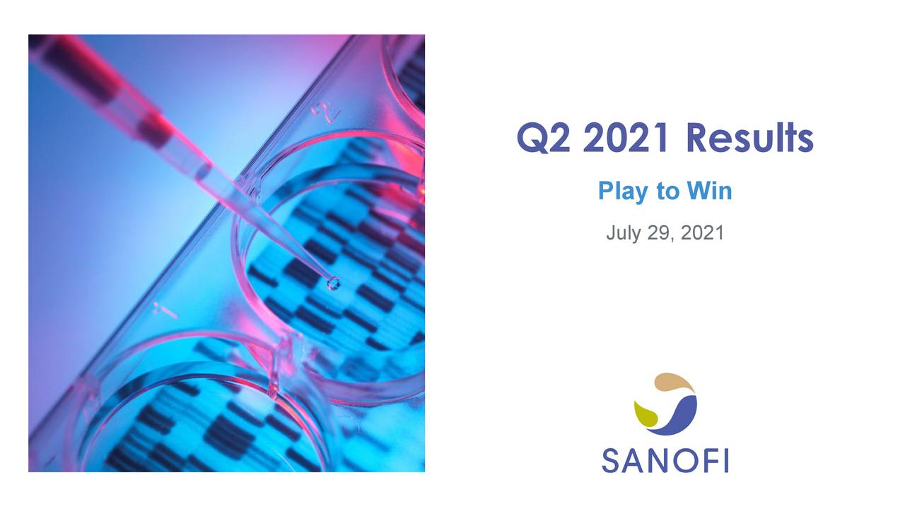 Sanofi 2021 Q2 Results Earnings Call Presentation (NASDAQSNY