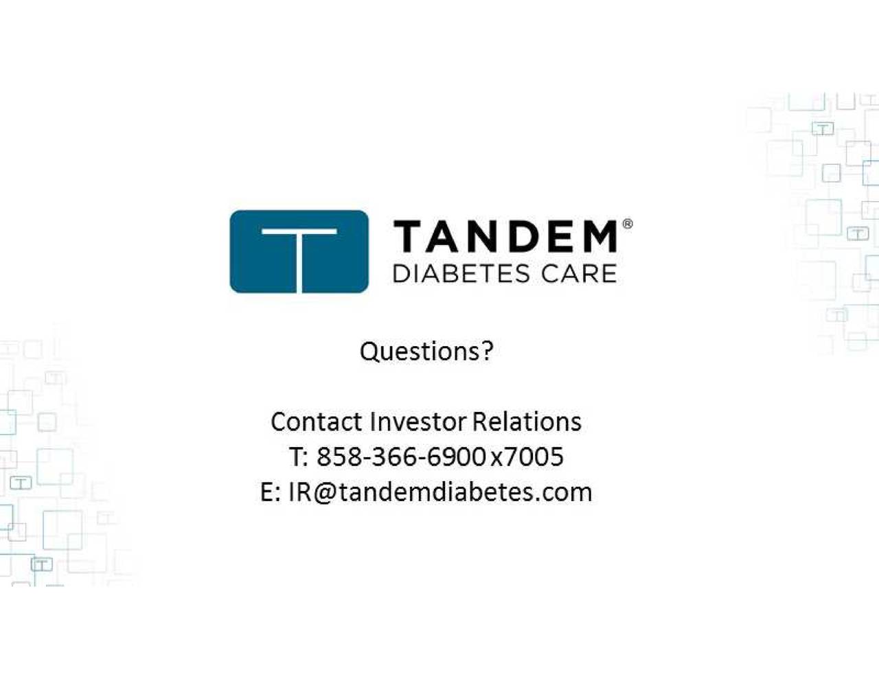 Tandem Diabetes Care (TNDM) Presents At 38th Annual Cowen And Company