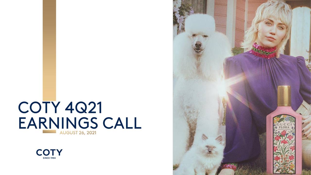 Coty Inc. 2021 Q4 Results Earnings Call Presentation (NYSECOTY