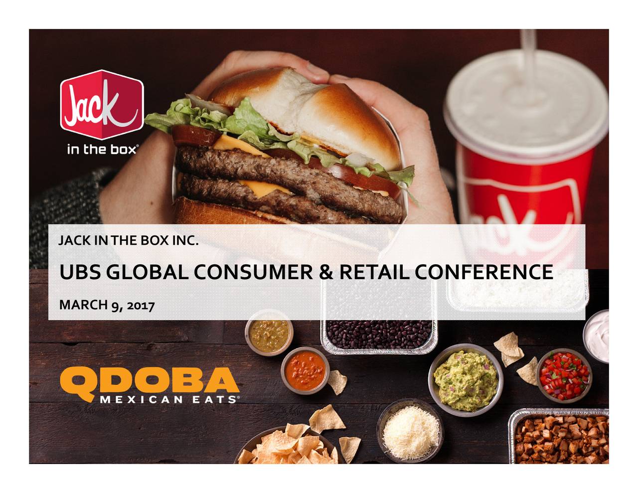 Jack In The Box (JACK) Presents At UBS Global Consumer & Retail Conference (NASDAQJACK