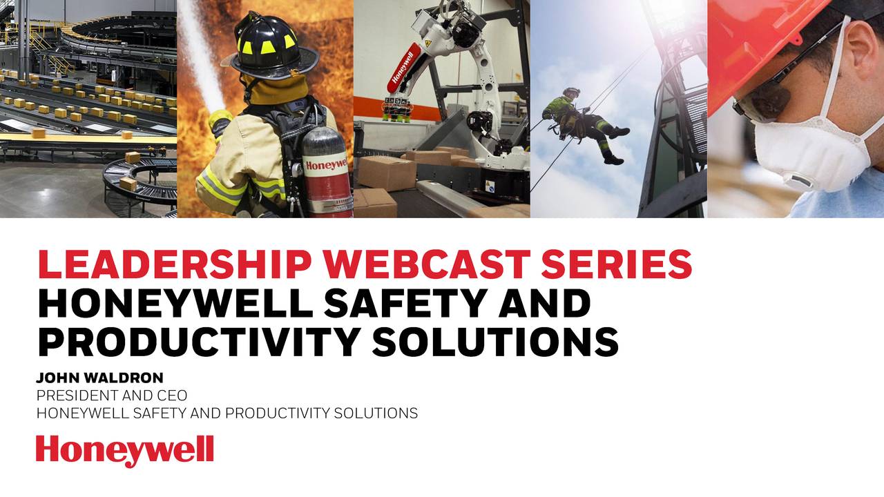 Leadership Webcast for Investors Featuring Honeywell Safety and