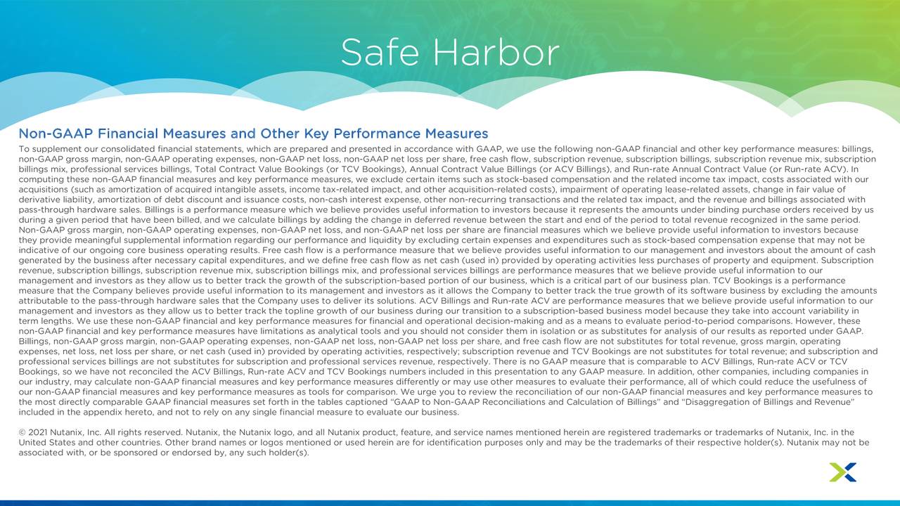 Nutanix, Inc. 2021 Q2 - Results - Earnings Call Presentation (NASDAQ ...