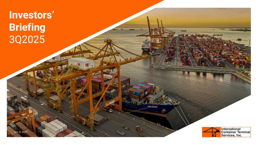 International Container Terminal Services, Inc. 2025 Q3 - Results ...