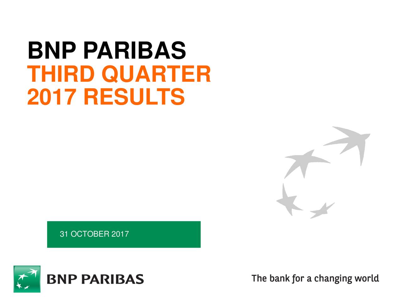 BNP Paribas 2017 Q3 - Results - Earnings Call Slides (OTCMKTS:BNPQF ...