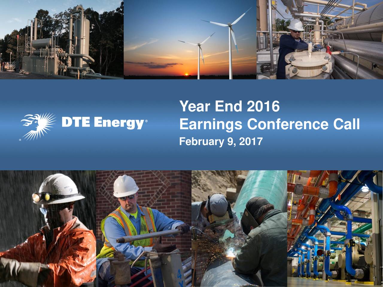 DTE Energy Company 2016 Q4 Results Earnings Call Slides (NYSEDTE
