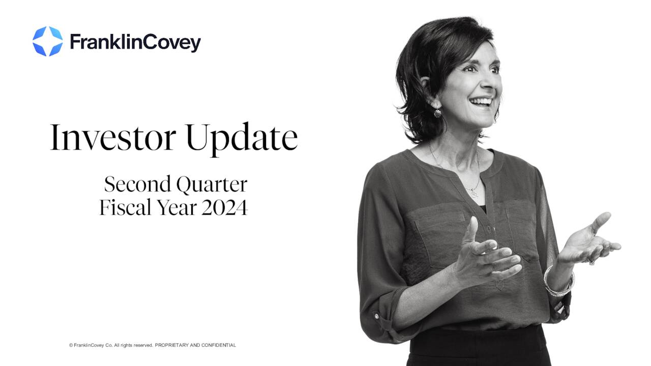 Franklin Covey Co. 2024 Q2 - Results - Earnings Call Presentation (NYSE ...