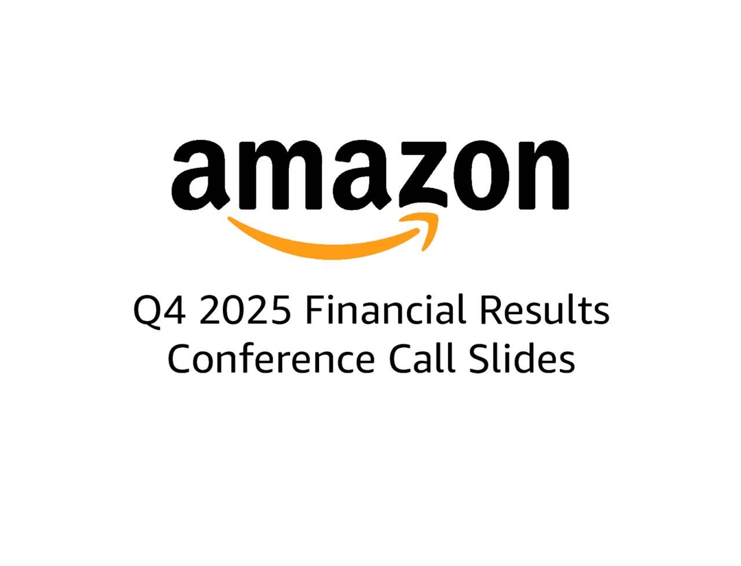 Amazon.com, Inc. 2025 Q4 - Results - Earnings Call Presentation (NASDAQ ...
