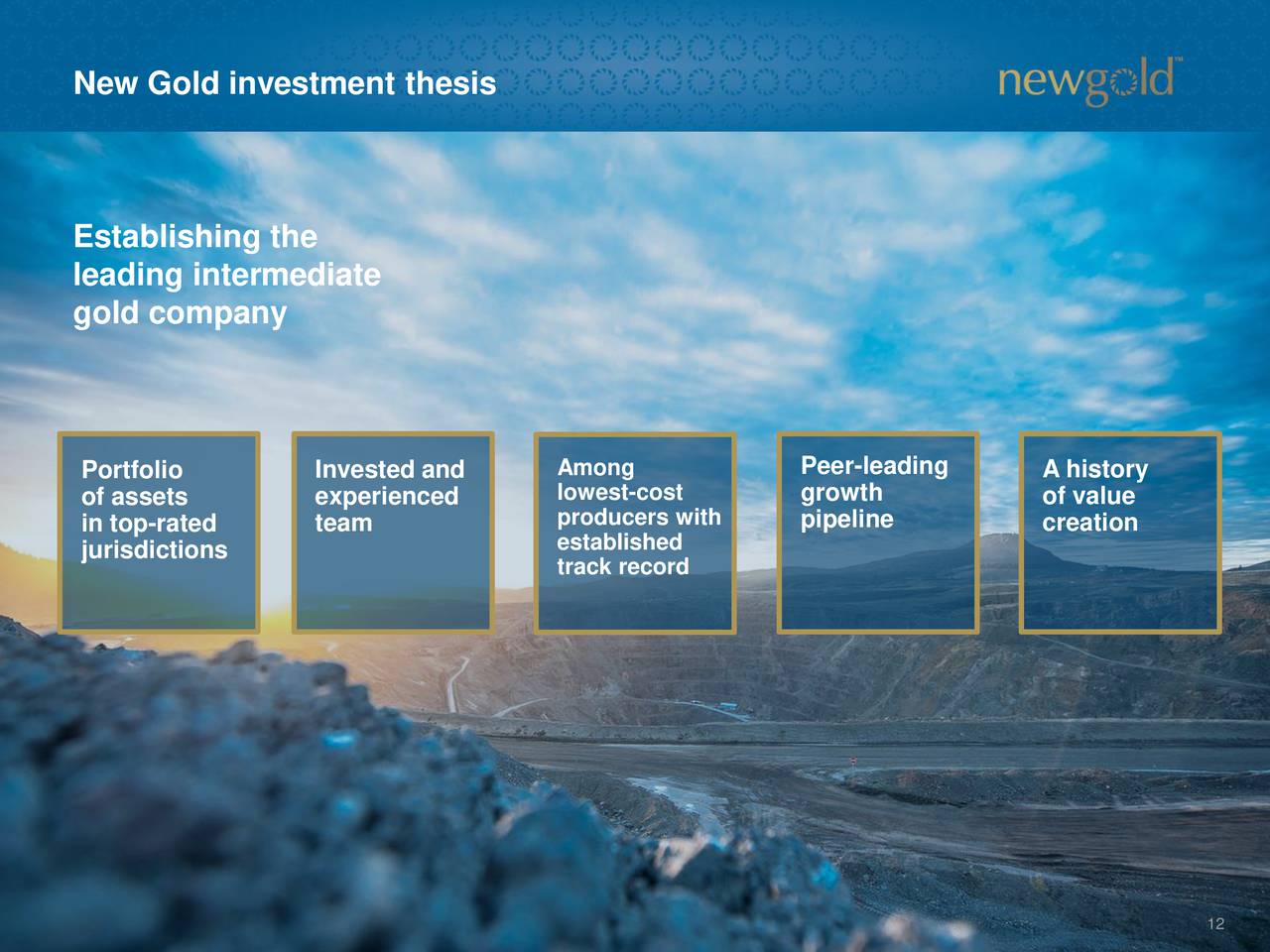 new gold investor presentation