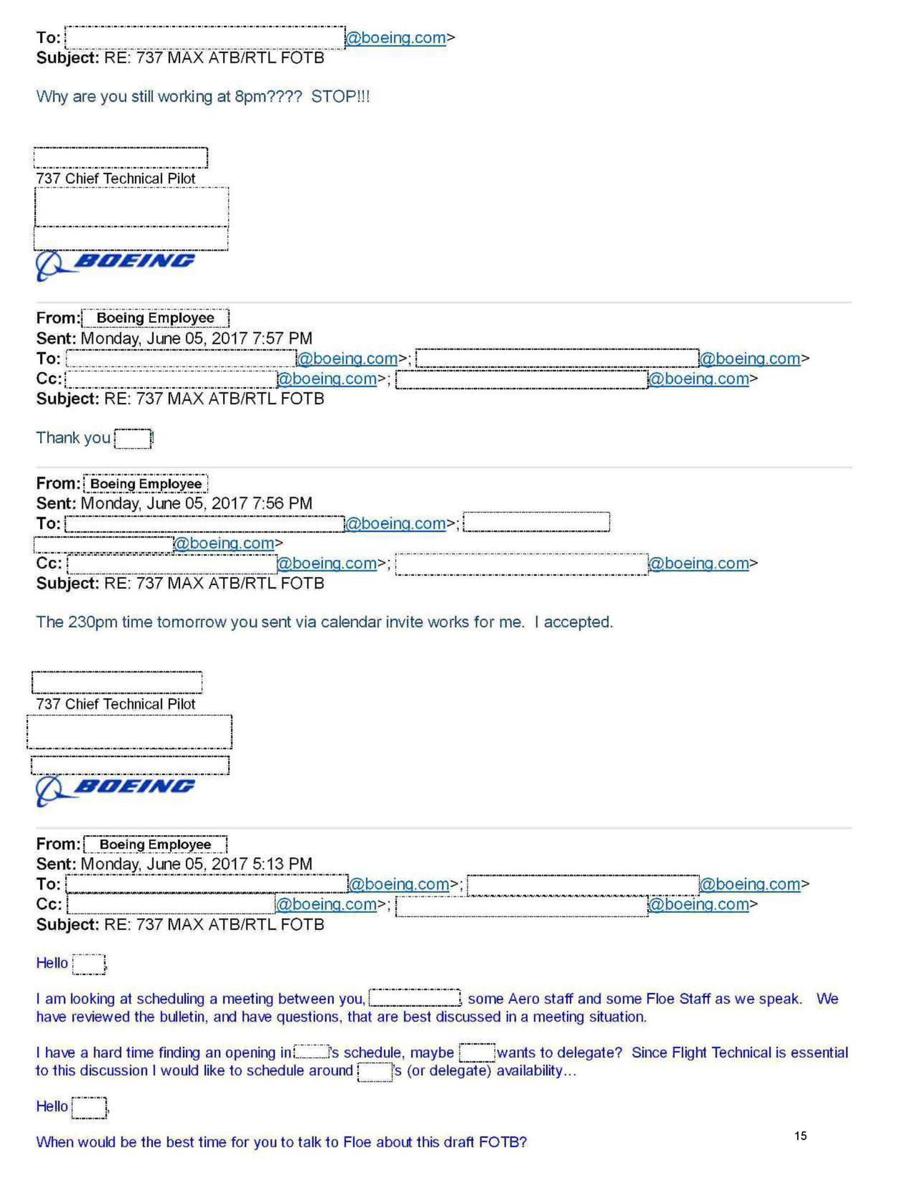 Here Are The Disturbing Internal Emails Boeing Just Released About The ...