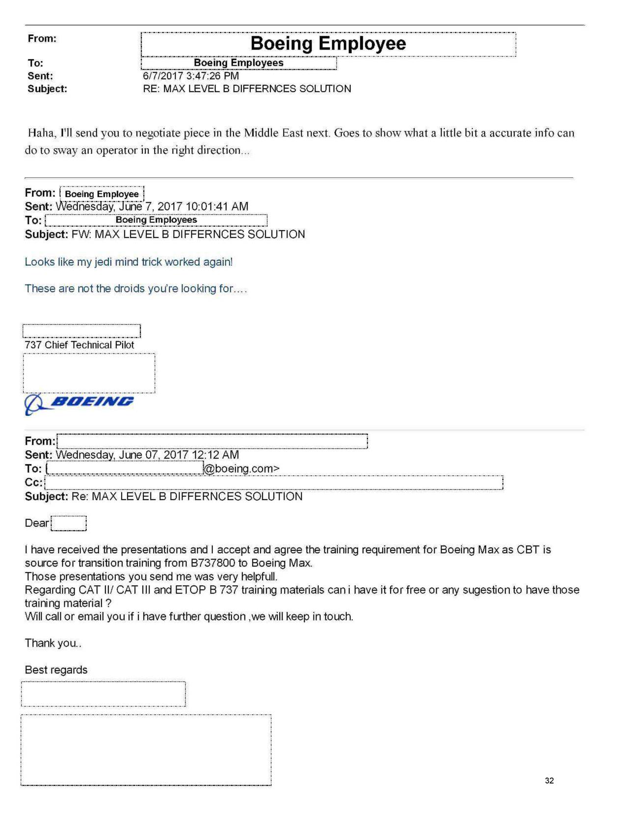 Here Are The Disturbing Internal Emails Boeing Just Released About The ...