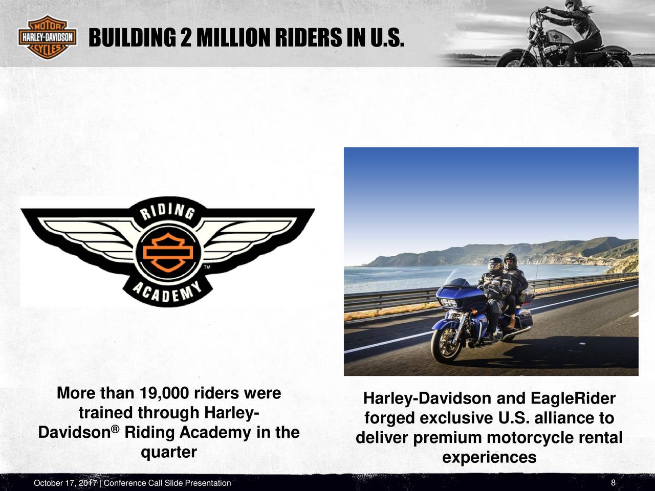  Harley Davidson Inc 2019 Q3 Results Earnings Call 