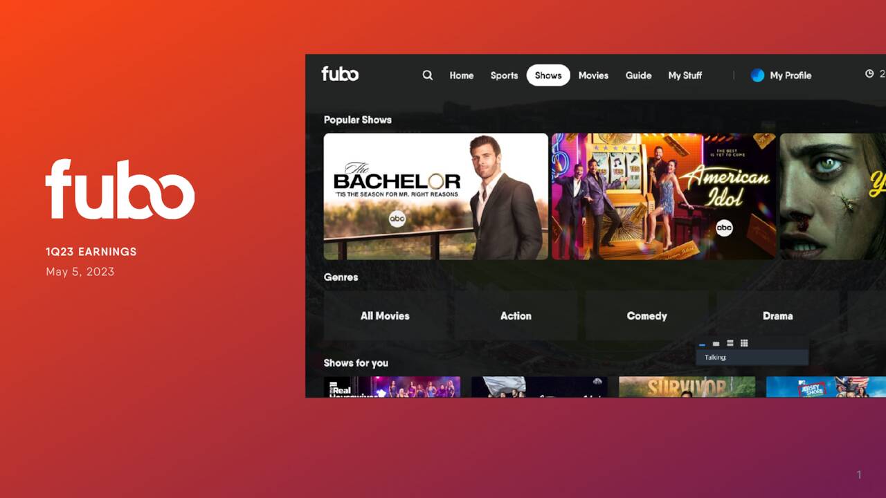 FuboTV Inc. 2023 Q1 - Results - Earnings Call Presentation (NYSE:FUBO ...