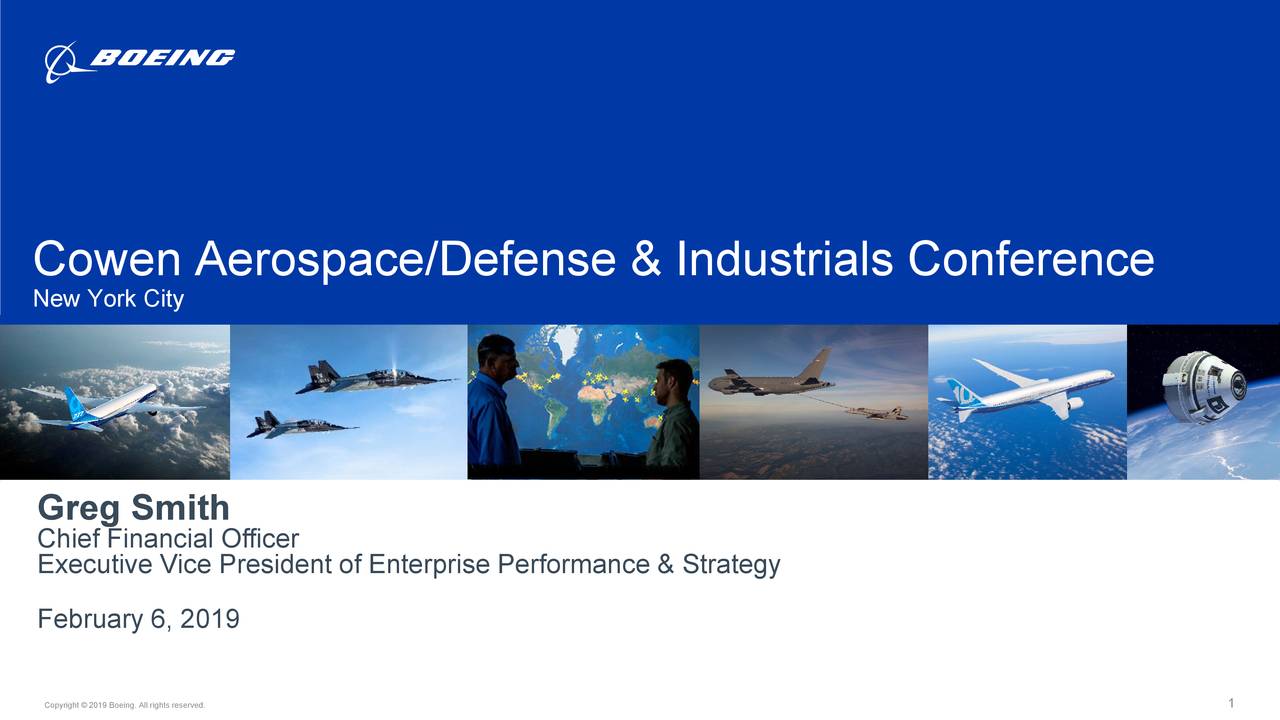 Cowen Aerospace/Defense & Industrials Conference