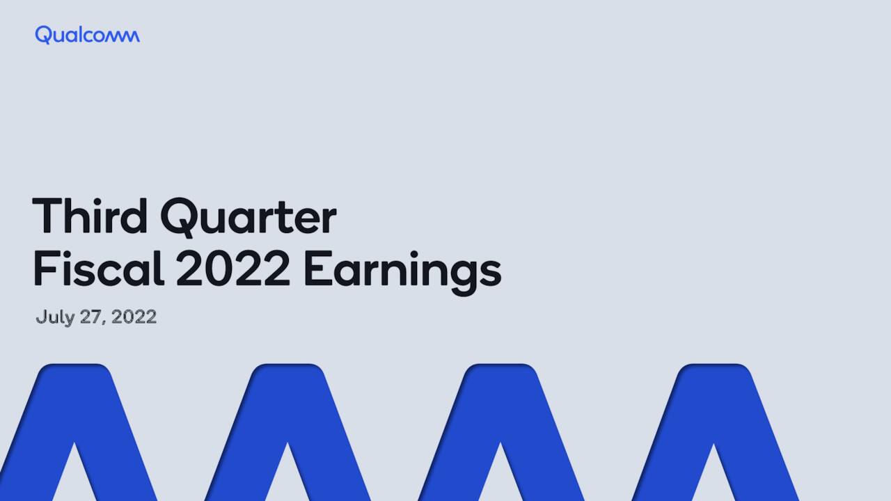 Incorporated 2022 Q3 Results Earnings Call Presentation