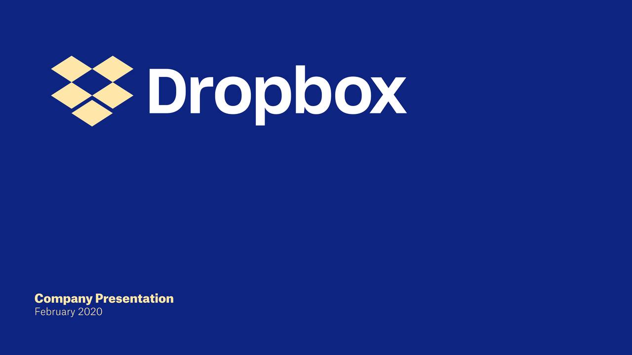 dropbox stock info