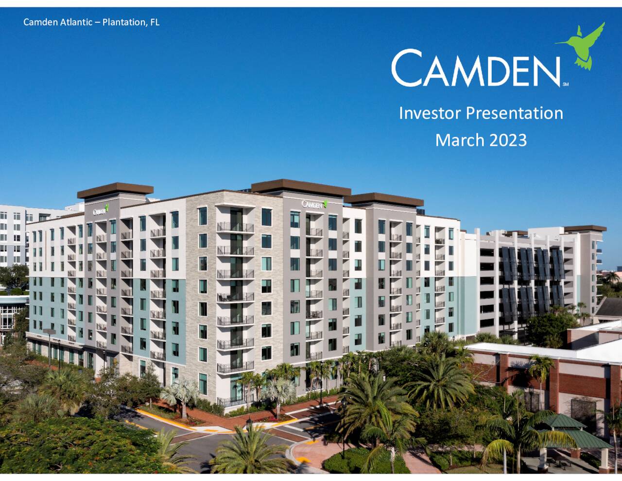 Camden Property Trust apartment community