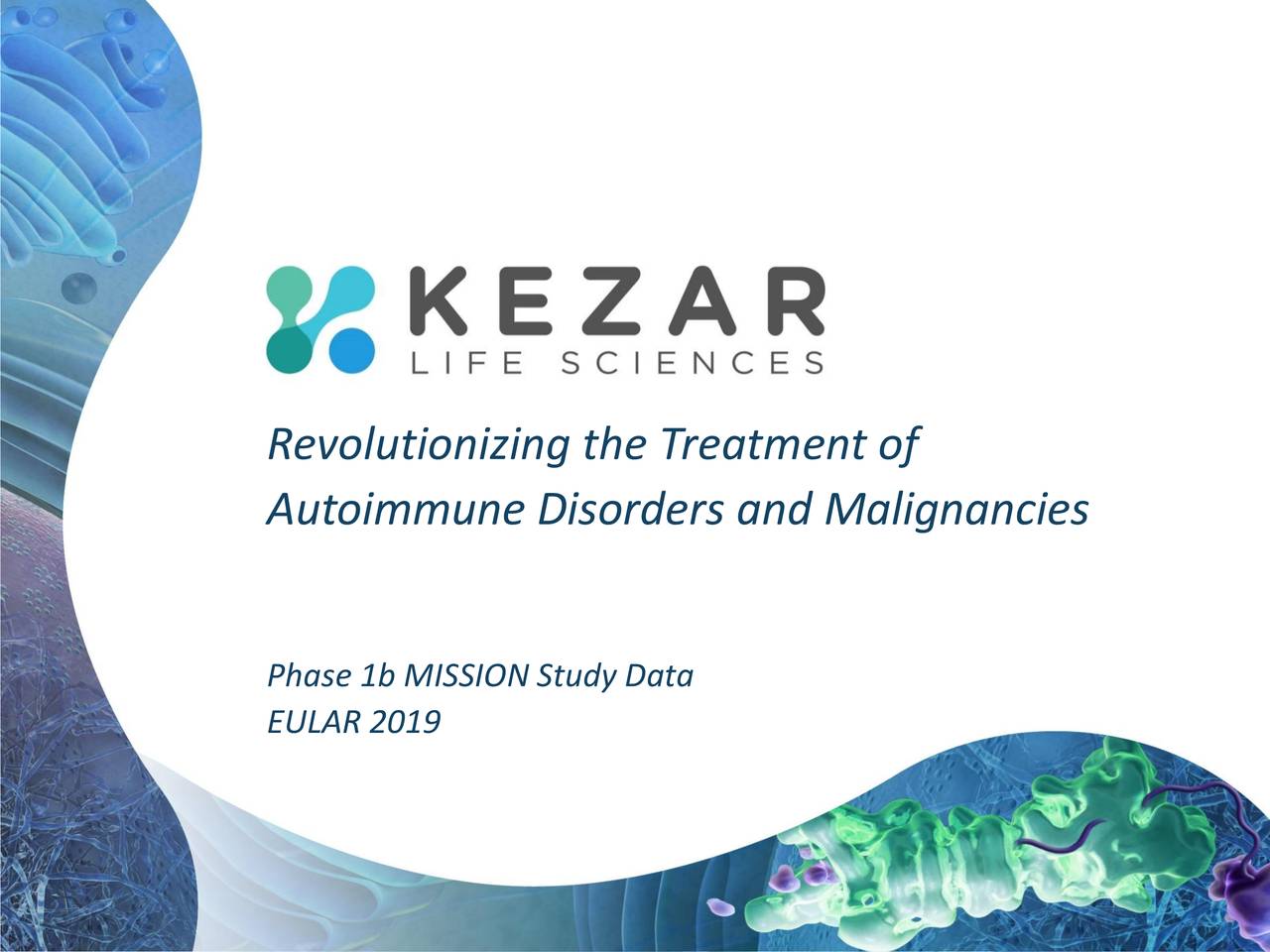 Kezar Life Sciences (KZR) Presents At EULAR 2019 Slideshow (NASDAQ