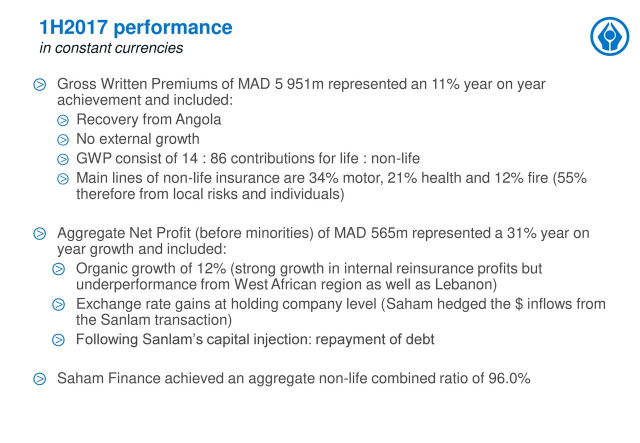 Sanlam SLLDY Investor Presentation Slideshow Sanlam Ltd ADR OTCMKTS SLLDY