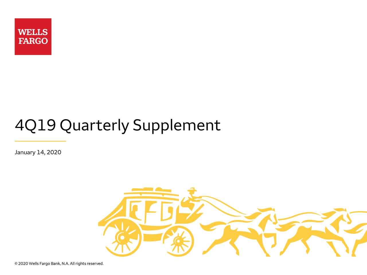 Wells Fargo & Company 2020 Q4 - Results - Earnings Call Presentation ...