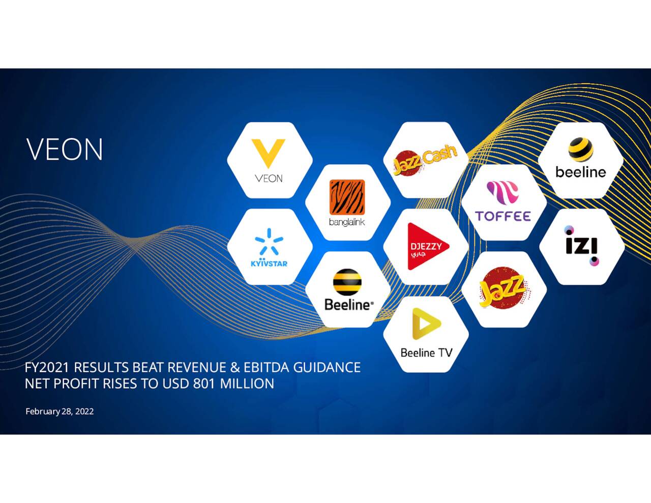 VEON Ltd. 2021 Q4 Results Earnings Call Presentation (NASDAQVEON