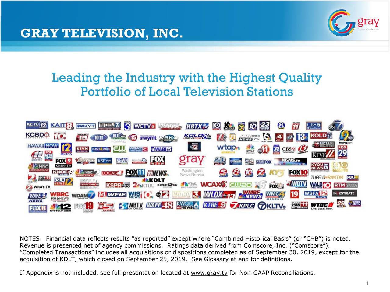 Gray Television (GTN) Presents At Stephens Nashville Investment