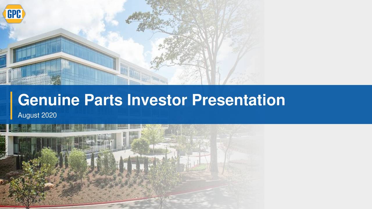 Genuine Parts Company (GPC) Investor Presentation Slideshow (NYSEGPC