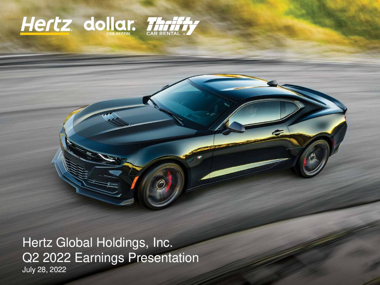 Hertz Global Holdings, Inc. 2022 Q2 Results Earnings Call