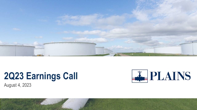 Plains All American Pipeline, L.P. 2023 Q2 - Results - Earnings Call ...