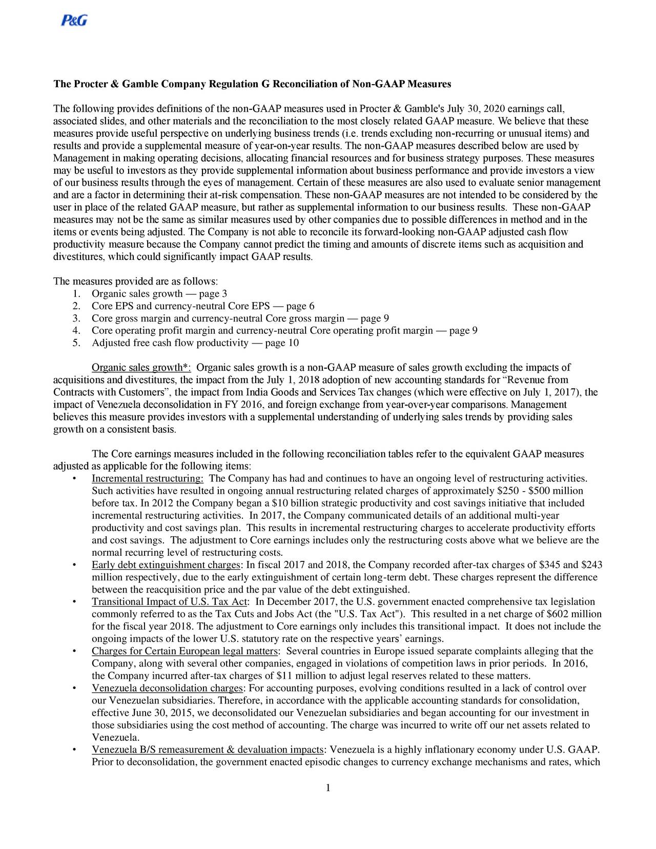 The Procter & Gamble Company 2020 Q4 Results Earnings Call