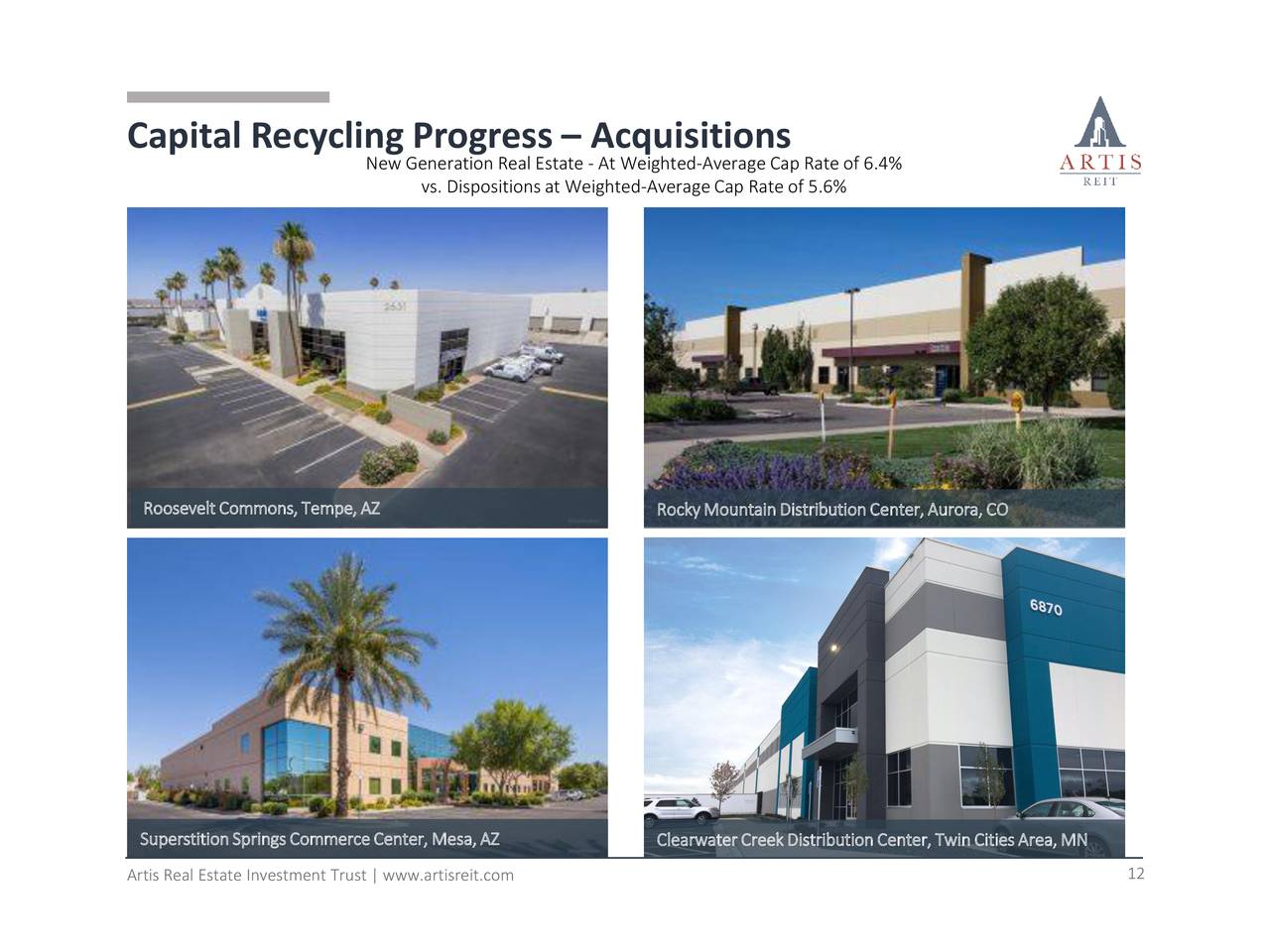 Artis Real Estate Investment Trust Aresf Investor Presentation Slideshow Otcmkts Aresf Seeking Alpha