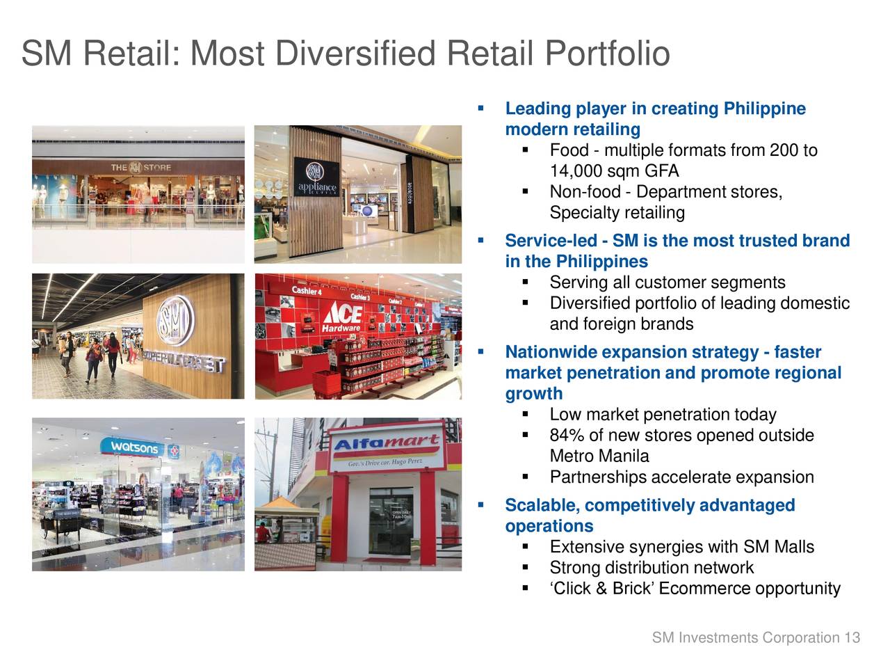 SM Investments Corp. ADR 2018 Q2 Results Earnings Call Slides SM
