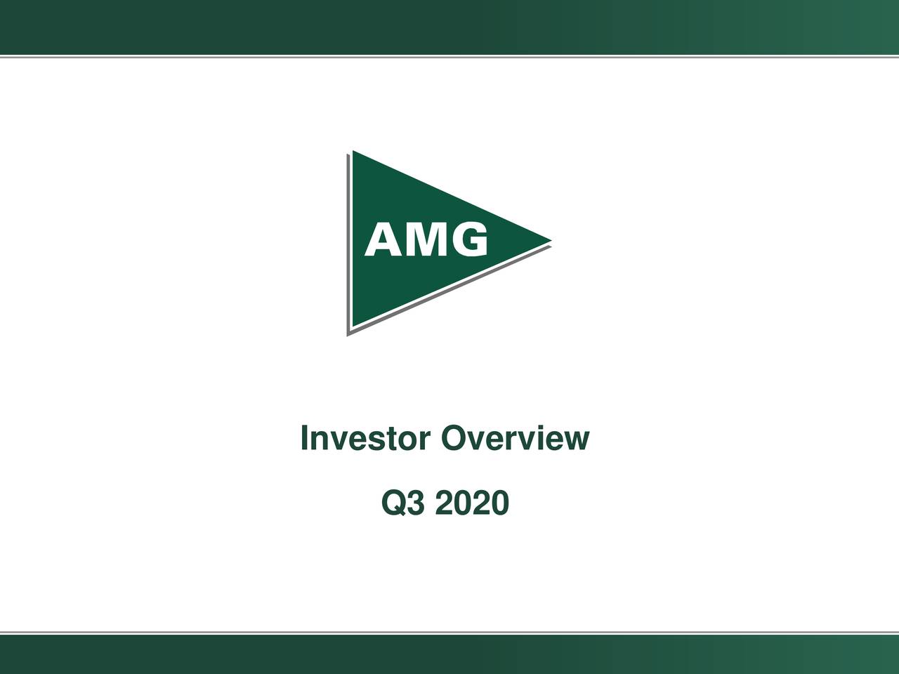 Investor Overview