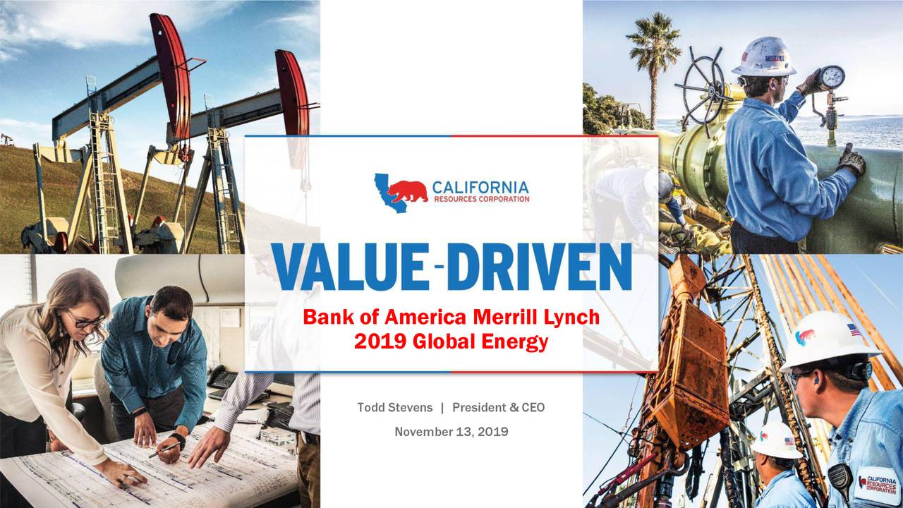 California Resources (CRC) Bank of America Merrill Lynch 2019 Global