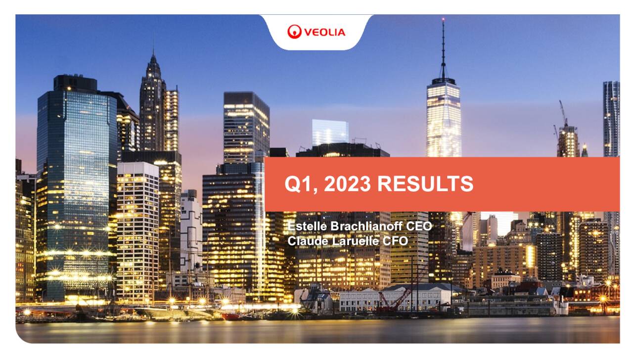 Veolia Environnement SA 2023 Q1 Results Earnings Call Presentation