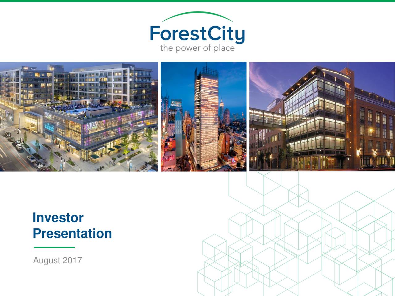 Forest City Realty Trust Inc Cl B 2017 Q2 Results Earnings Call