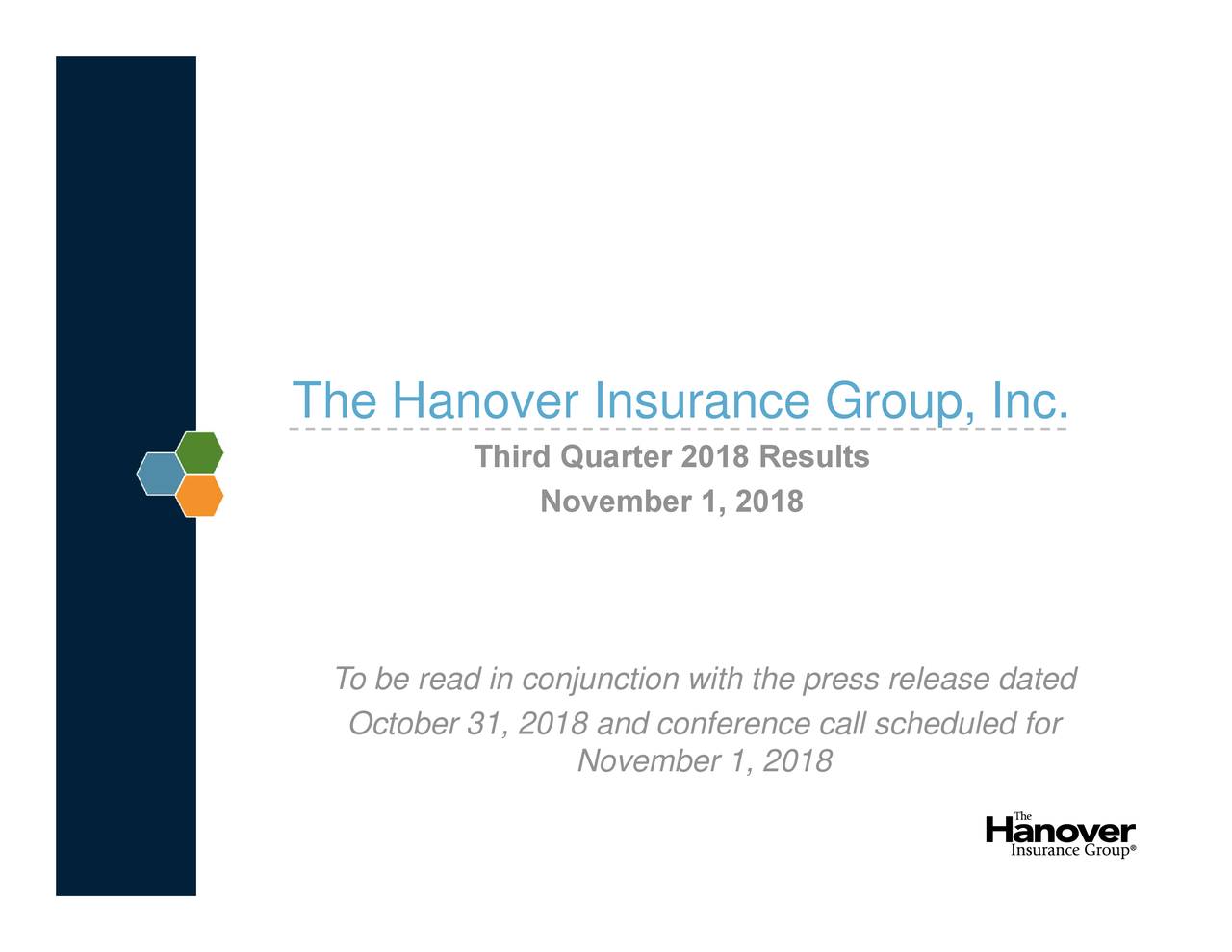 The Hanover Insurance Group 2018 Q3 Results Earnings Call Slides