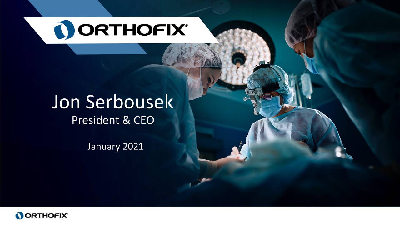 Orthofix Medical (OFIX) Investor Presentation Slideshow (NASDAQOFIX