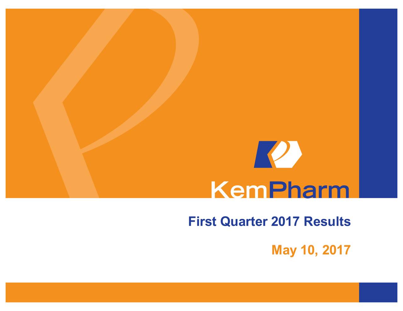 KemPharm 2017 Q1 - Results - Earnings Call Slides (NASDAQ:KMPH ...