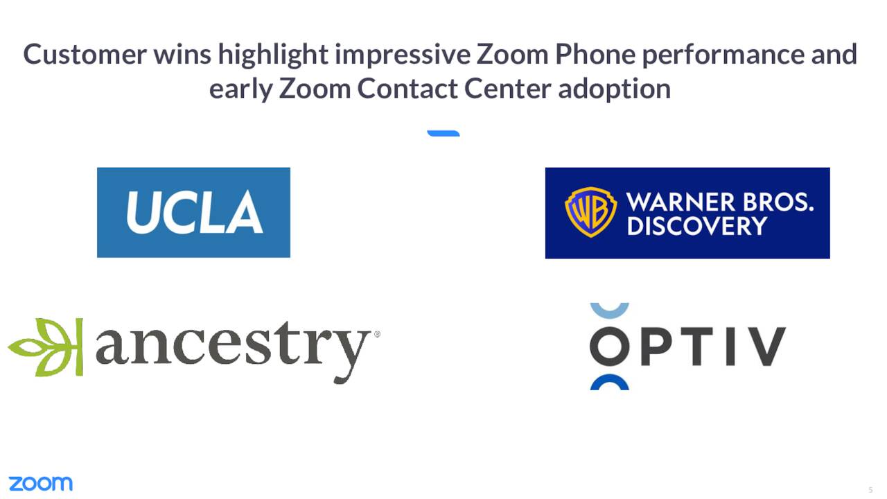 Zoom Video Communications, Inc. 2023 Q2 Results Earnings Call