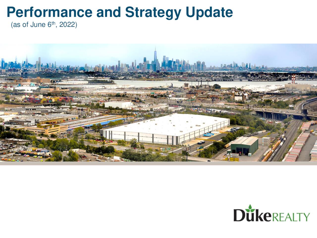 Duke Realty (DRE) Investor Presentation Slideshow (NYSEPLD